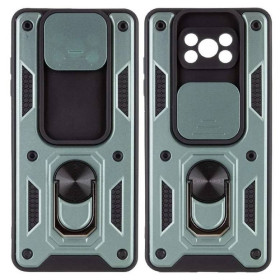 Чохли, бампера Чехлы, бампера ^/--/^ Чохол Fiji Camera Defence для Xiaomi Poco X /--/ 3 бампер із захистом камери та підставкою Green ^_^^^ Чехол Fiji Camera Defence для Xiaomi Poco X /--/ 3 бампер с защитой камеры и подставкой Green - фото фото фото