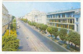 СРСР СССР ^/--/^ СССР 1980  Открытка  Винница Улица Ленина ^_^^^ СРСР 1980 Листівка Вінниця Вулиця Леніна - фото фото фото