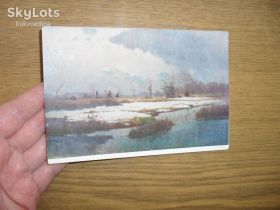 СРСР СССР ^/--/^ С.Васильківський `Перший сніг` 1953 /--/ р. ^_^^^ С.Васильковский "Первый снег" 1953 /--/ г. - фото фото фото