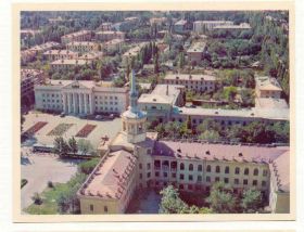 СРСР СССР ^/--/^ СССР 1974 Открытка  Фрунзе Панорама ^_^^^ СРСР 1974 Листівка Фрунзе Панорама - фото фото фото