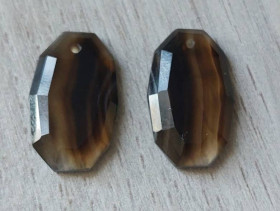 Агат Агат ^/--/^ Натуральный агат  пара 17 Ct 22 x 13 мм ^_^^^ Натуральний агат пара 17 Ct 22 x 13 мм - фото фото фото