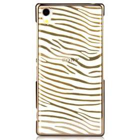 Чохли, сумки Чехлы, сумки ^/--/^ Чехол Vouni для Sony Xperia Z /--/ 2 Glimmer Zebra Gold - фото фото фото
