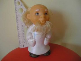 Інше Другое ^/--/^ Игрушка резиновая Айболит СССР 18,5 см Клеймо ^_^^^ Іграшка гумова Айболіт СРСР 18,5 см Клеймо - фото фото фото