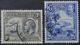 Інше Другое ^/--/^ Британские Колонии Гренада Георг V Парусник 1934 ^_^^^ Британські Колонії Гренада Георг V Парусник 1934 - фото фото фото