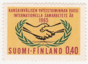 Скандинавія Скандинавия ^/--/^ Финляндия 1965 г. № 604 ** ^_^^^ Фінляндія 1965 No 604 ** - фото фото фото