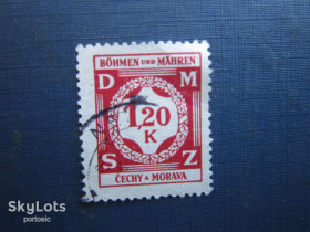 Інше Другое ^/--/^ Марка Німеччина Рейх Богемія та Моравія 1939 стандарт службова 1.2 крони гаш ^_^^^ Марка Германия Рейх Богемия и Моравия 1939 стандарт служебная 1.2 кроны гаш - фото фото фото