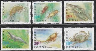 Балканський півострів Балканский полуостров ^/--/^ Болгария 1996 ЧЛЕНИСТОНОГИЕ КРАБ РАК ЗЕМНОВОДНЫЕ ЖИВОТНЫЕ ФАУНА ИХТИОЛОГИЯ Mi.4238-4243** EUR 5.00 ^_^^^ Болгарія 1996 ЧЛЕНІСТОНОГІ КРАБ РАК ЗЕМНОВОДНІ ЖИВОТНІ ФАУНА ІХТІОЛОГІЯ Mi.4238-4243** EUR 5.00 - фото фото фото