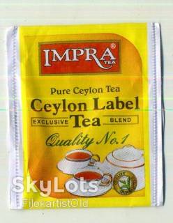 Інше Другое ^/--/^ пакетик от чая Imra Ceylon Label Tea ^_^^^ Серія Imra Ceylon Label Tea - фото фото фото