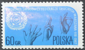 Інше Другое ^/--/^ Польша Всемирный конгресс глухих 1967 ^_^^^ Всесвітній конгрес глухих 1967 - фото фото фото
