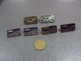 Геральдика Геральдика ^/--/^ знак сочи море пароход лот 7 шт №182 ^_^^^ Знак сочі море пароплав лот 7 шт No 182 - фото фото фото