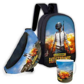Рюкзаки, сумки Рюкзаки, сумки ^/--/^ Набор детский Пабг &amp;quot;PUBG&amp;quot; рюкзак 36 /--/ х /--/ 27 /--/ см сумка-бананка,кружка с принтом для мальчика (0156 ^_^^^ Набір дитячий Пабг &amp;quot;PUBG &amp;quot; рюкзак 36 /--/ х /--/ 27 /--/ см сумка-бананка,гуртка з принтом для хлопчика (1575) - фото фото фото