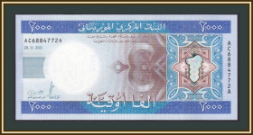 Інші країни Другие страны ^/--/^ Мавритания 2000 угий 2011 P-20 UNC ^_^^^ Мавританія 2000 вугий 2011 P-20 UNC - фото фото фото