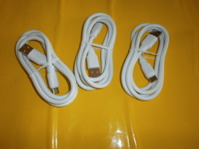Кабелі Кабели ^/--/^ Кабель USB Type-C для швидкого заряджання та передачі даних БІЛИЙ- 1 /--/ м TPE новий ^_^^^ Кабель USB Type-C для быстрого заряжания и передачи данных Белый- 1 /--/ м TPE новый - фото фото фото