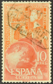 Інше Другое ^/--/^ Испания День Почтовой Марки Марка на Марке 1964 ^_^^^ Іспанія День Поштової Марки Марка на Марку 1964 - фото фото фото