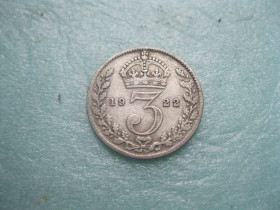 Георг VI (-) Георг VI (-) ^/--/^ Великобритания. 3 пенса 1922 г. Георг V. Серебро 0.500 .Оригинал. Сохран.  (1) ^_^^^ Велика Британія. 3 пенса 1922 Георг V. Срібло 0.500 .Оригінал. (1) - фото фото фото