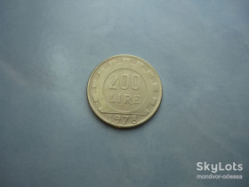 Італія і Ватикан Италия и Ватикан ^/--/^ Италия 200 лир 1978 ^_^^^ Італія 200 лір 1978 - фото фото фото