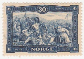 Скандинавія Скандинавия ^/--/^ Норвегия 1930  г. № 158 ** ^_^^^ Норвегія 1930 No 158 ** - фото фото фото