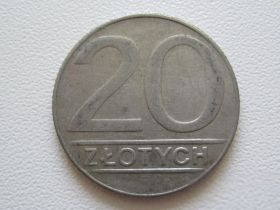 - року - года ^/--/^ Польша 20 злотых 1990 года #10453 ^_^^^ Польща 20 злотих 1990 #10453 - фото фото фото