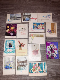 СРСР СССР ^/--/^ Поздравительные  открытки 8 марта       СССР ^_^^^ Вітальні листівки 8 березня СРСР - фото фото фото