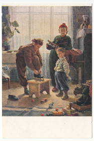 СРСР СССР ^/--/^ Зима пришла 1955 Жолток Підрізана P /--/ 10 ^_^^^ Зима пришла в 1955 Жолток Подрезана P /--/ 10 - фото фото фото