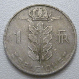 Бельгія Бельгия ^/--/^ Бельгія 1 франк 1970 року Belgique 42615 ^_^^^ Бельгия 1 франк 1970 года Belgique 42615 - фото фото фото
