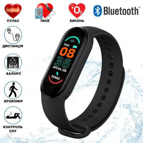 Фітнес браслети Фитнес браслеты ^/--/^ Фітнес браслет FitPro Smart Band M /--/ 6  (смарт годинник, пульсоксиметр, пульс) ^_^^^ Фитнес браслет FitPro Smart Band M /--/ 6 (смарт часы, пульсоксиметр, пульс) - фото фото фото