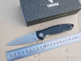 Ножі, мультітули Ножи, мультитулы ^/--/^ TRIVISA Delphinus-03 /--/ B, 14 /--/ C /--/ 28 /--/ N Stonewash, G /--/ 10 Black, Designer: Steve Cheng, Flipper, Front Flipper, KVT Ceramic Ball Bearing, Outdoor, Tactical, EDC, Liner Lock ^_^^^ TRIVISA Delphinus-03 /--/ B, TY /--/ 13-BG-14, 14 /--/ C /--/ 28 /--/ N Stonewash, G /--/ 10 Black, Designer: Steve Cheng, Flipper, Front Flipper, KVT Ceramic Ball Bearing, Outdoor, Tactical, EDC, Liner Lock - фото фото фото