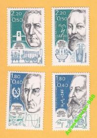 Транспорт Транспорт ^/--/^ ПАРОВОЗ 1986 Франция Личности Астрономия Наука MNH ^_^^^ 1986 Франція Особистості Астрономія Наука MNH - фото фото фото