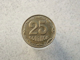 Обігові Обиходные ^/--/^ 25 копійок 2013 рік Україна  (240+) ^_^^^ 25 копеек 2013 год Украина (240+) - фото фото фото
