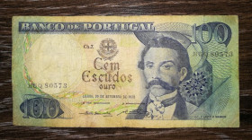 Португалія Португалия ^/--/^ PORTUGAL Португалия 100 эскудо 20 сентября 1978 подп. Peixoto Vilar, Pinto dos Reis ^_^^^ Португалія 100 ескудо 20 вересня 1978 подп. Peixoto Vilar, Pinto dos Reis - фото фото фото