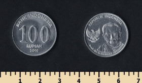 Індонезія Индонезия ^/--/^ Индонезия 100 рупий 2016 ^_^^^ Індонезія 100 рупій 2016 - фото фото фото