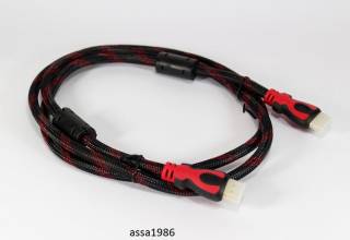 Кабелі та перехідники Кабели и переходники ^/--/^ Кабель HDMI-HDMI версия V /--/ 1.4 1,5 метра позолоченные к-ты , усиленная обмотка ,ферритовый фильтр ^_^^^ Кабель HDMI-HDMI версія V /--/ 1.4 1,5 метра позолочені к-ти, посилена обмотка,феритовий фільтр - фото фото фото
