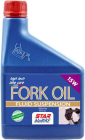 Інше Другое ^/--/^ Олія STARbluBike Fork Oil 15 /--/ W для вилок 500 мл. (20040) ^_^^^ Масло STARbluBike Fork Oil 15 /--/ W для вилок 500 мл. (20040) - фото фото фото