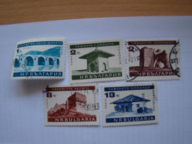 Інші країни Другие страны ^/--/^ Болгария, Михель 2009  (Юговост. Европа), 1599,1601-1604, Объекты культуры. ^_^^^ Болгарія, Міхель 2009 (Південна Європа), 1599,1601-1604, Об'єкти культури. - фото фото фото