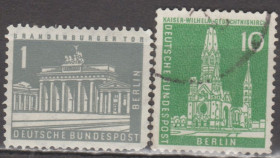 НДР, ФРН ГДР, ФРГ ^/--/^ Германия Німеччина Берлін 1956 архітектура ^_^^^ Германия Берлин 1956 архитектура - фото фото фото