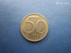 Австрія Австрия ^/--/^ Монета 50 грошен Австрія 1984 ^_^^^ Монета 50 грошен Австрия 1984 - фото фото фото