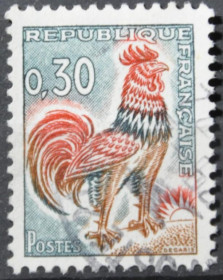 Інше Другое ^/--/^ Франция Галльский петух 1962 ^_^^^ Франція Галльський півень 1962 - фото фото фото