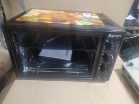 Крани, змішувачі Краны, смесители ^/--/^ 42114 Електропіч SATURN ST-EC /--/ 3801 Black      (дефект ) ^_^^^ 42114 Электропич SATURN ST-EC /--/ 3801 Black (дефект) - фото фото фото