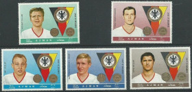 Спорт Спорт ^/--/^ Аджман, 1969 футбол Германия чемпионы, не полная ^_^^^ Аджман, 1969 футбол Німеччина чемпіони, не повна - фото фото фото