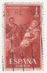 Іспанія Испания ^/--/^ Испания  1960 г. № 1226 гашеная ^_^^^ Іспанія 1960 р. No 1226 гашена - фото фото фото