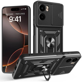 Чохли, бампера Чехлы, бампера ^/--/^ Чохол Fiji Camera Defence для Motorola E /--/ 15 бампер із захистом камери та підставкою Black ^_^^^ Чехол Fiji Camera Defence для Motorola E /--/ 15 бампер с защитой камеры и подставкой Black - фото фото фото