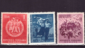 Румунія Румыния ^/--/^ Румыния. Молодежный фестиваль в Берлине    (серия)* 1951 г. ^_^^^ Румунія. Молодіжний фестиваль у Берліні (серія)*1951 р. - фото фото фото