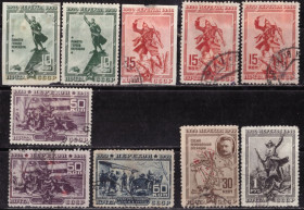 СРСР - СССР - ^/--/^ СССР. 20-я годовщина битвы на Перекопе  (серия) 1940 г. ^_^^^ СРСР. 20-та річниця битви на Перекопі (серія) 1940 - фото фото фото