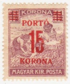 Угорщина Венгрия ^/--/^ Венгрия 1922 г. №  74 * ^_^^^ Угорщина 1922 р. No 74* - фото фото фото