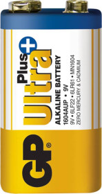 Батарейки, акумулятори Батарейки, аккумуляторы ^/--/^ Батарейка GP Ultra Plus Alkaline 6 /--/ LF /--/ 22 9 /--/ V 1 /--/ шт. (1604 /--/ AUP-S /--/ 1) - фото фото фото