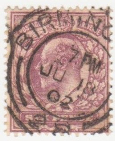 Великобританія Великобритания ^/--/^ Англия   1902 /--/ г..№ 110  гашеная ^_^^^ Англія 1902 р. No 110 гашених - фото фото фото