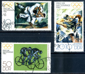 Спорт Спорт ^/--/^ ГДР. Олимпиада  (серия) 1980 г. ^_^^^ НДР. Олімпіада No /--/ 2 (серія) 1980 - фото фото фото