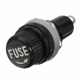 Інші радіокомпоненти Другие радиокомпоненты ^/--/^ FUSE 5*20 тримач запобіжника на панель ^_^^^ FUSE 5*20 держатель предохранителя на панель - фото фото фото