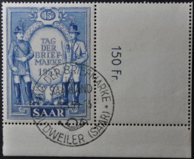 Інше Другое ^/--/^ Германия Саар День почтовой марки СГ 1953 ^_^^^ Німеччина Саар День поштової марки СГ 1953 - фото фото фото