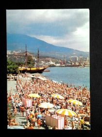 Україна Украина ^/--/^ Крым. Крим. Ялта. Пляж. 1987.  В ИДЕАЛЬНОМ СОСТОЯНИИ! ^_^^^ Крим. Крим. Ялта. Пляж. 1987. В ідеальному стані! - фото фото фото